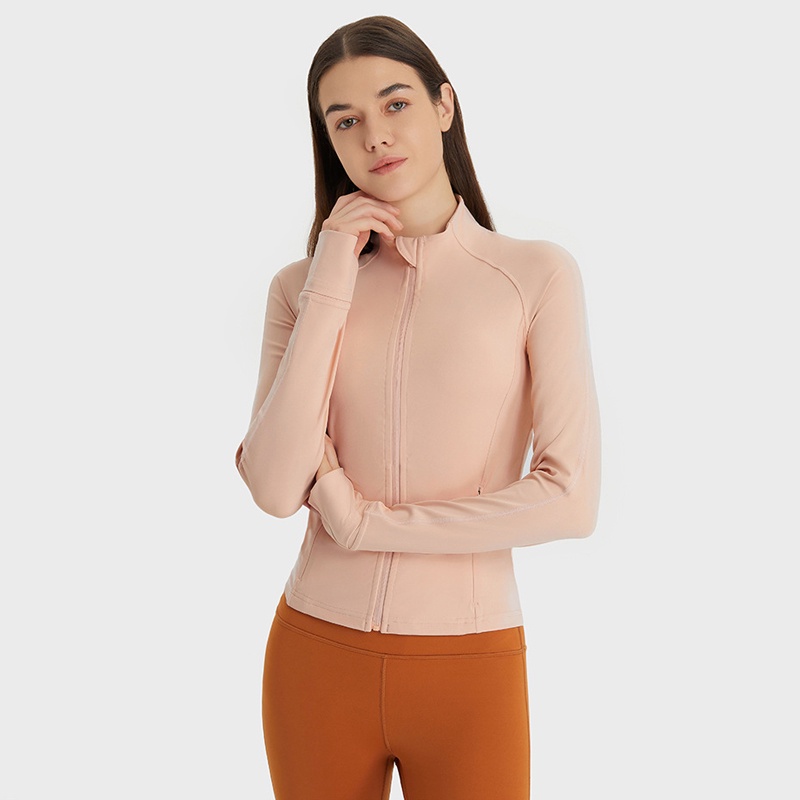 Lululemon Áo Khoác Thể Thao Yoga Thiết Kế Túi Bên Hông Dài Tay Thoáng Khí DS211