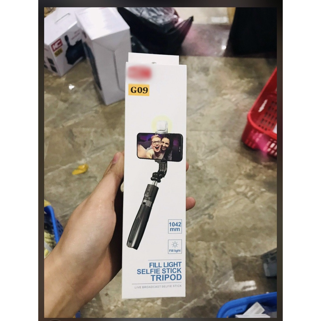 GẬY CHỤP ẢNH KÈM ĐÈN G09