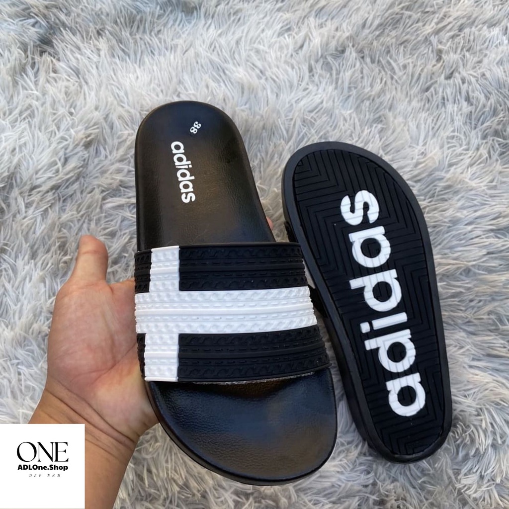 Dép nam nữ quai ngang adidas chữ thập hot, trẻ trung, phong cách Adloneshop