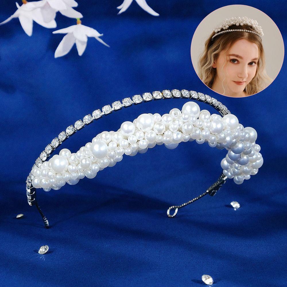 Cài Tóc Hai Lớp Đính Đá Xinh Xắn Dành Cho Nữ