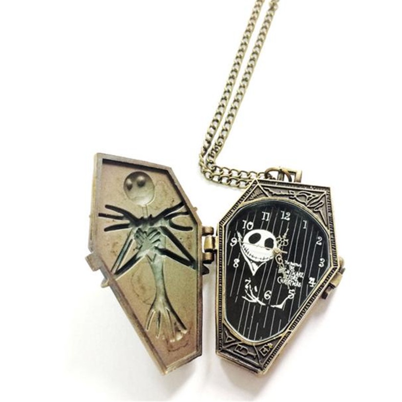 Đồng Hồ Bỏ Túi Hình Bộ Xương The Nightmare Before Christmas