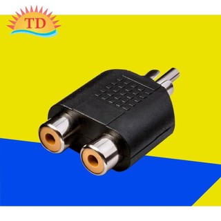 Đầu chia av - jack chia av từ 1 ra 2 hoa sen - jack loại tốt, cực bền
