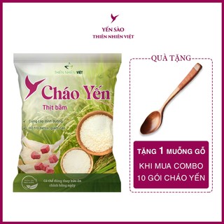 [Dinh dưỡng cao] Cháo yến thịt bằm 100g/gói Thiên Nhiên Việt, cháo ăn liền dinh dưỡng cao tốt cho sức khỏe
