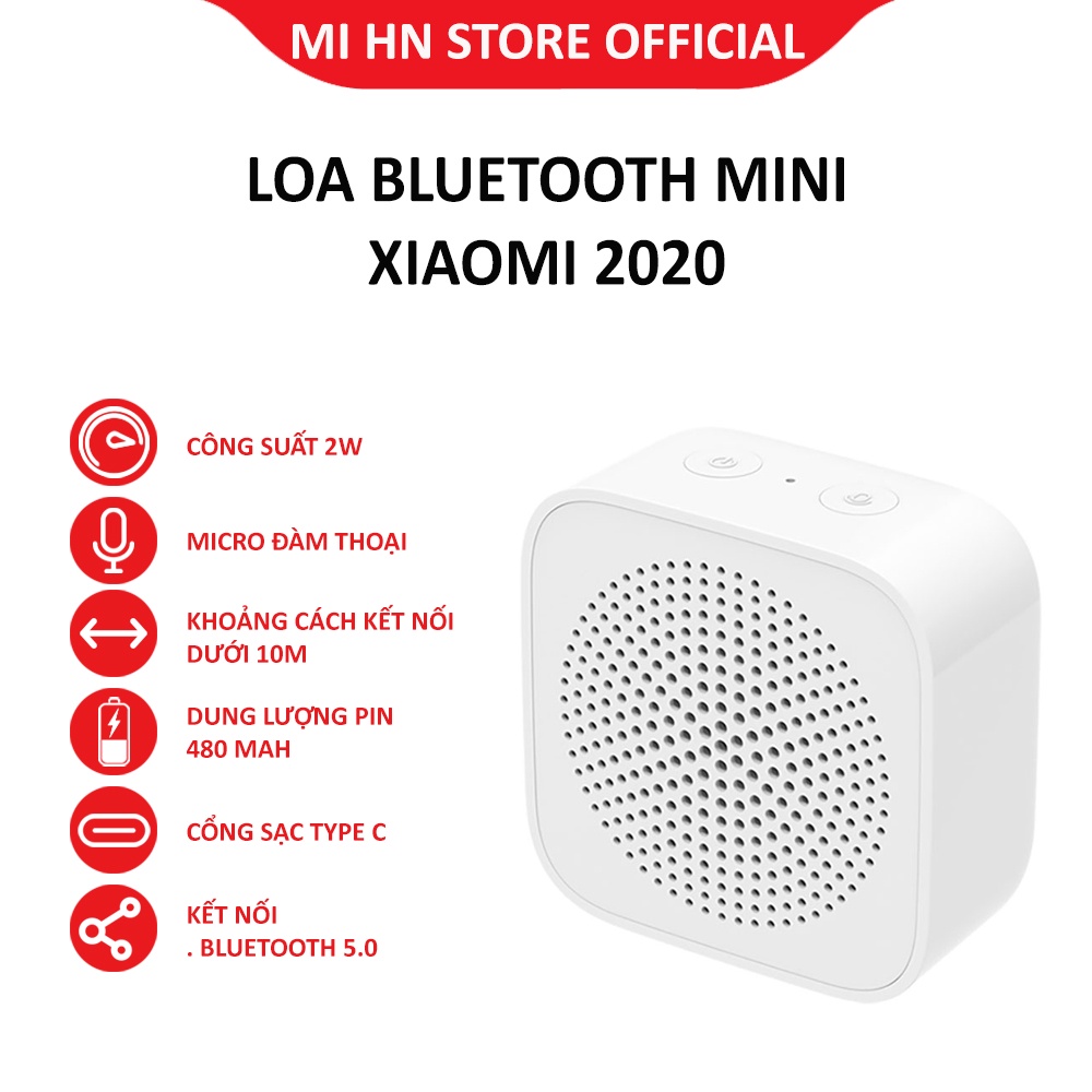 Loa Bluetooth mini Xiaomi 2020 Không gồm củ và dây sạc - Hàng chính hãng