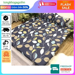 Ga bọc đệm bo chun coton poly, nhiều mẫu đẹp,kích thước 1m8,2m