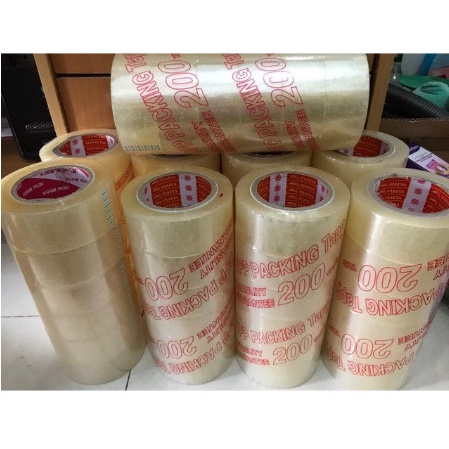 [ HỎA TỐC] BĂNG KEO 200 Ya 2kg/cây (6 cuộn/cây) LÕI SIÊU MỎNG, SIÊU DAI - SIÊU TIẾT KIỆM 5.0