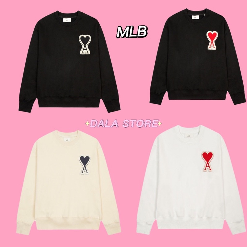 Sweater M.L..B trái tim - M.L…B xuất dư mới nhất 2022 - Áo nỉ M.L..B - Sweater