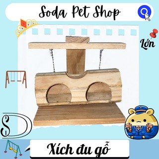 Xích Đu Gỗ Lớn Cho Hamster
