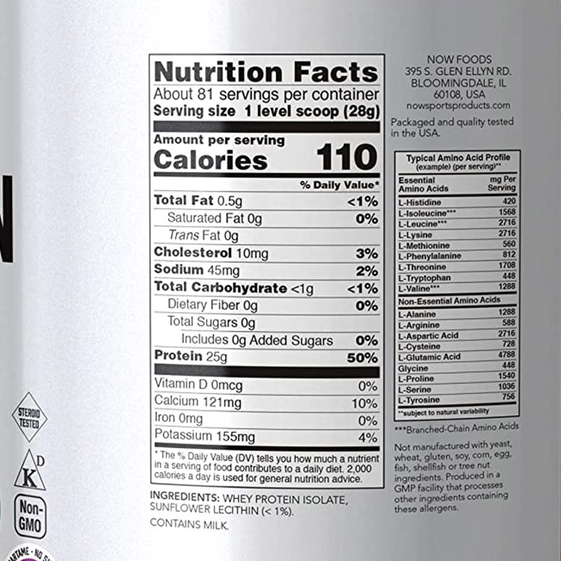 THỰC PHẨM BỔ SUNG NOW WHEY PROTEIN ISOLATE, SỮA TĂNG CƠ CHO NGƯƠI CHƠI THỂ THAO