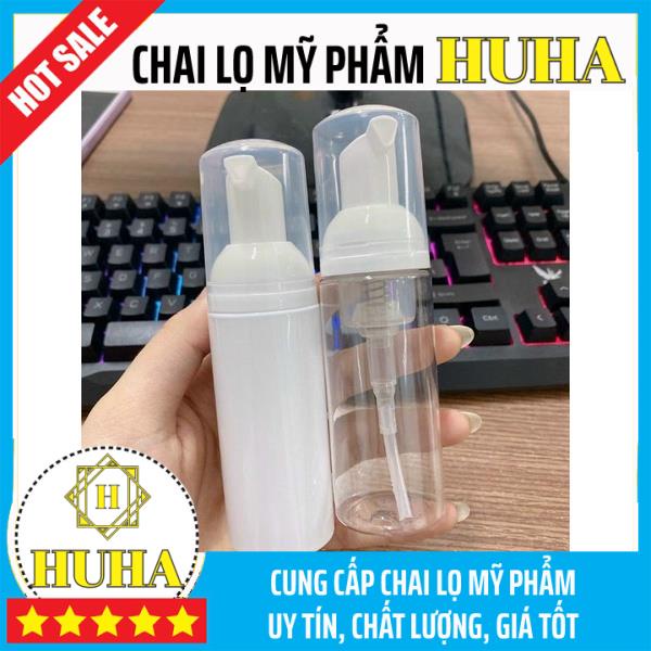 Chai tạo bọt 50ml, 100ml_ chai nhựa đựng mỹ phẩm 100ml