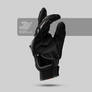 GĂNG TAY PRO-BIKER DÀI ĐEN