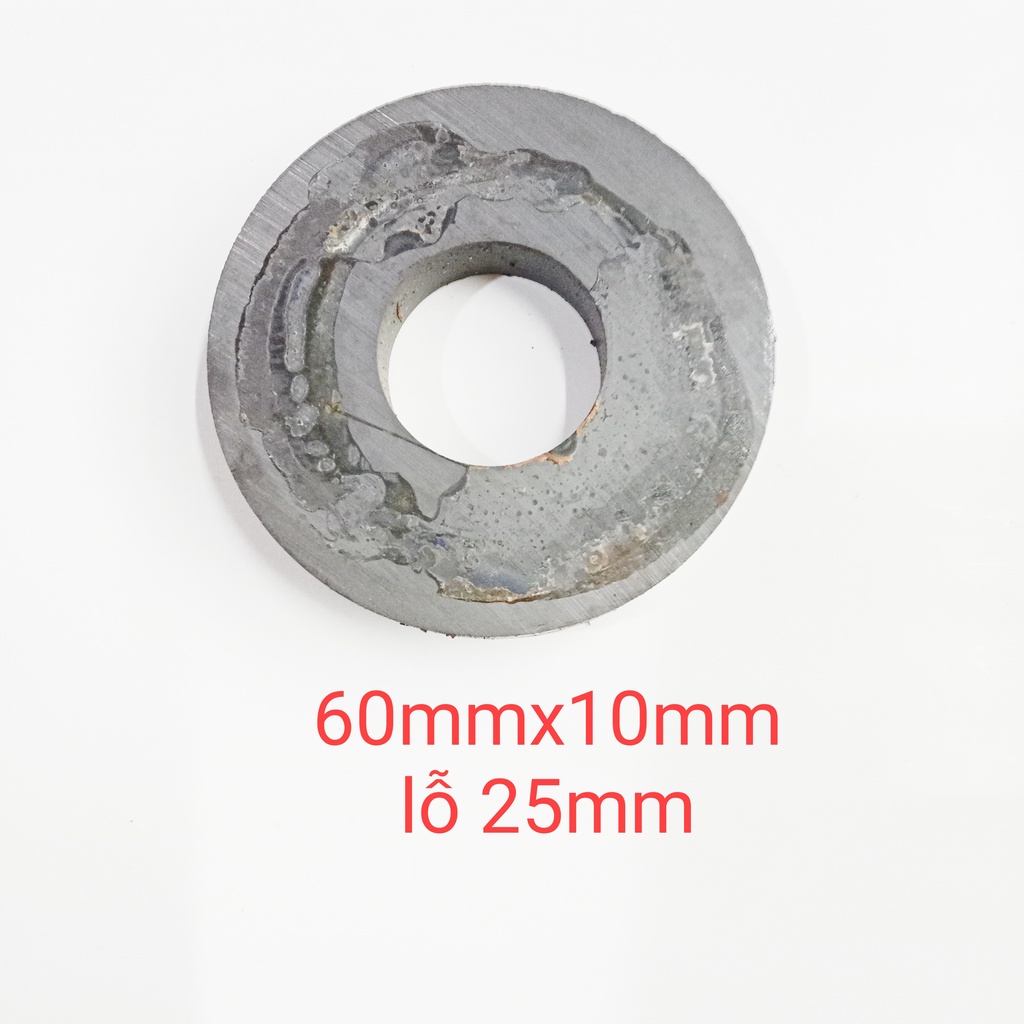 Nam châm đen tròn có lỗ nhiều kích thước tháo loa