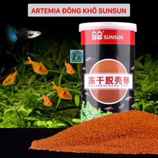 Artemia đông khô Sunsun, fish food cho cá