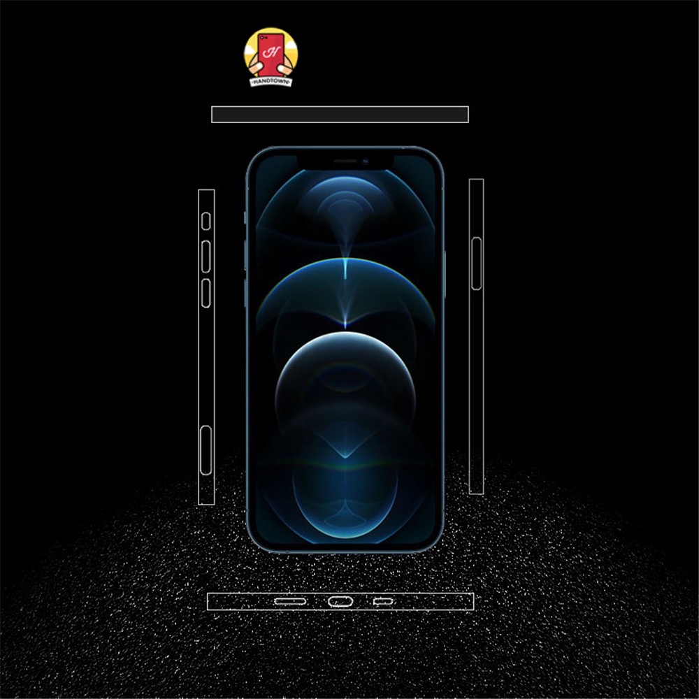 Miếng Dán Viền Dành Cho Iphone 14 Pro Max 14 Pro 13 Pro Max 12 Pro Max 13 12 12 Pro Handtown PPF Cao Cấp