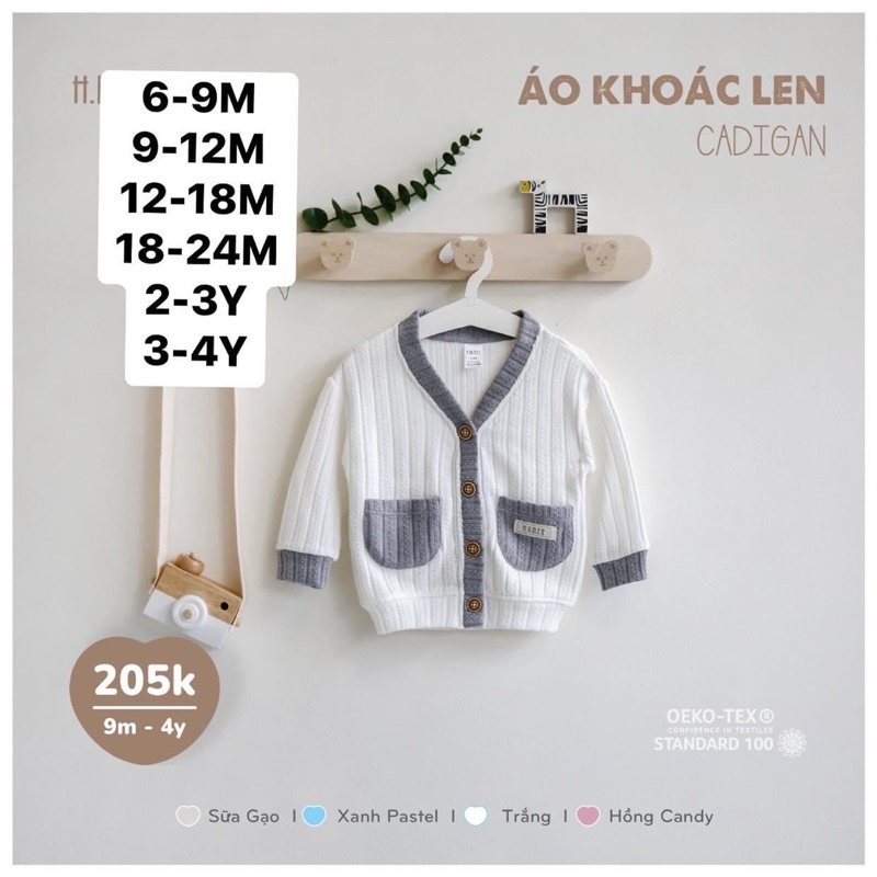 Xả hàng áo len Hnree lẻ size dành cho bé từ 6-9m đến 3-4y