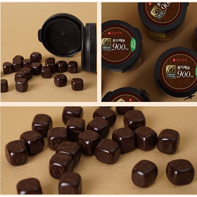 Kẹo chocolate LOTTE Dream Cacao 72% 82% 56% Dark Polyphenol Hàn Quốc