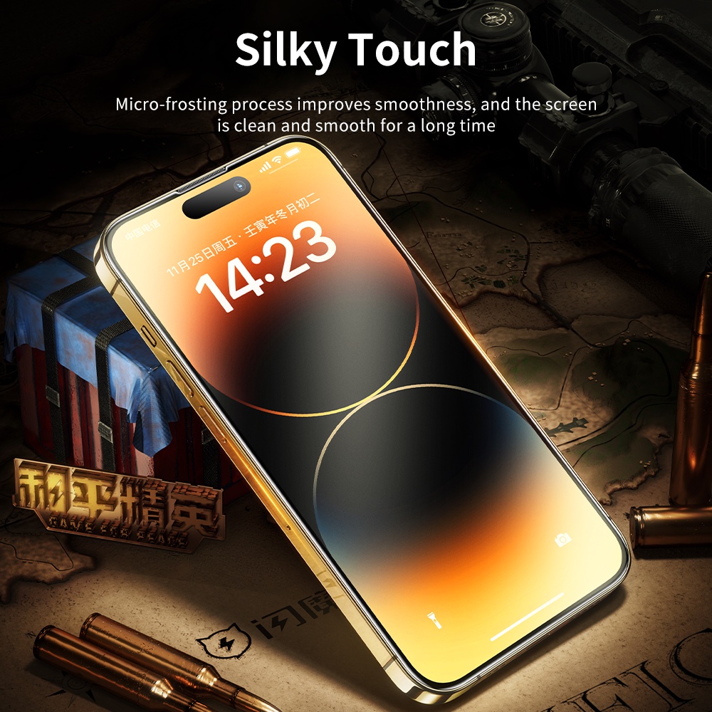 SmartDevil Kính Cường Lực Nhám Bảo Vệ Màn Hình Cho iPhone 14 Promax / 14 Pro / 14 Plus / 13 Promax / 13 Pro / 13 / 12 Promax / 12 Pro / 12