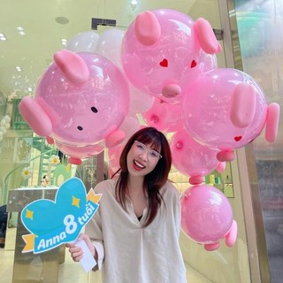Bóng heo hồng size lớn, bóng con lợn hottrend đáng yêu