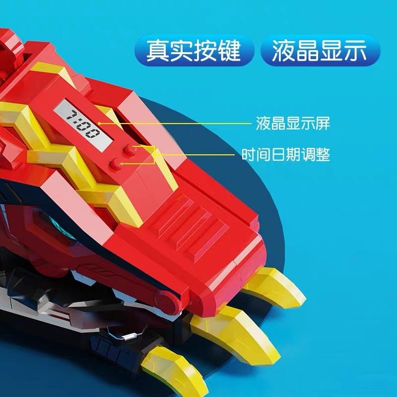 Đồng Hồ Thông Minh Mini Bí Mật Hình Khủng Long Quyền Lực King Kong Định Hình Metamorphosis Cho Bé Trai