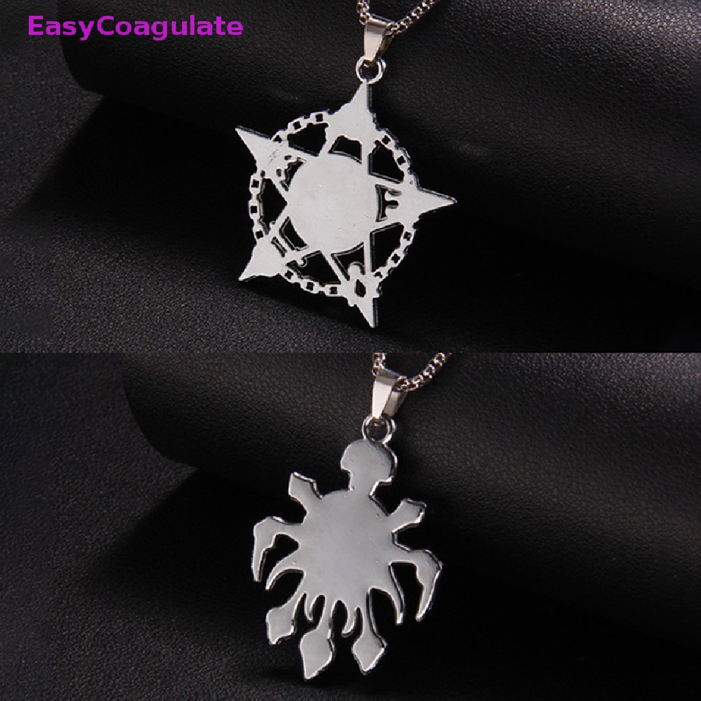 Eas Vòng cổ Bằng Thép Không Gỉ Mặt Hình Đầu Lâu Phép Thuật Phong Cách Hip Hop Retro Cho Nam Và Nữ