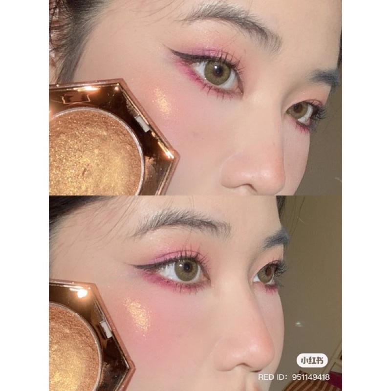 Phấn Highlight Fenty Diamond fullsize fullbox màu Cognac