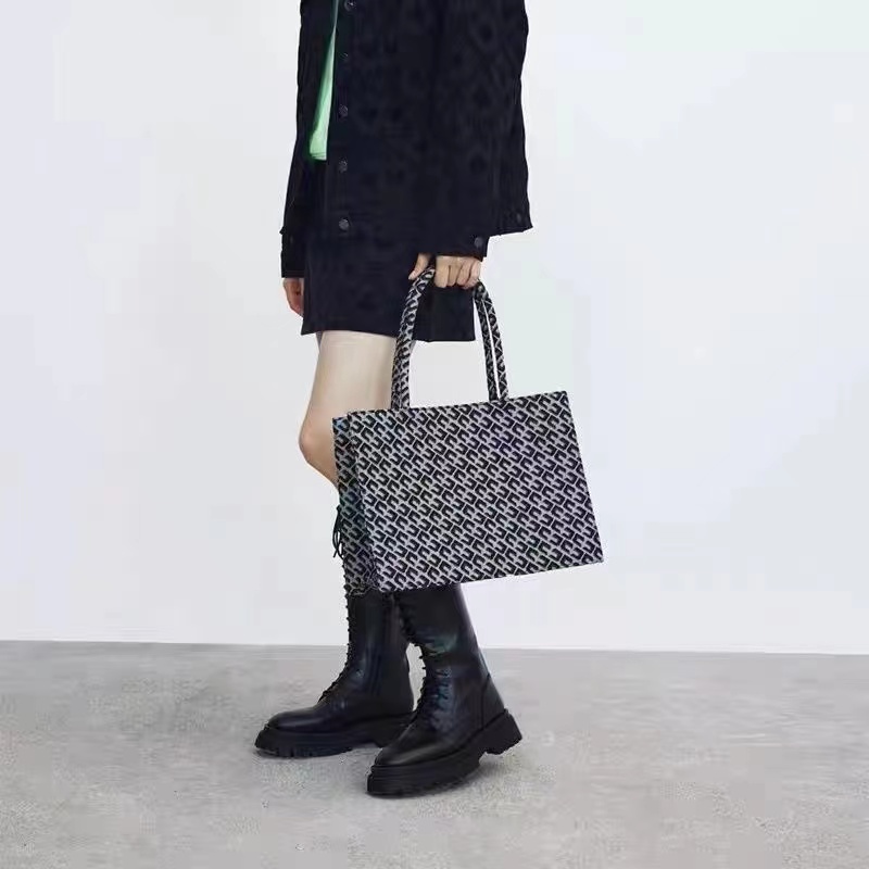 Mischa Túi vải Sức Chứa Lớn In Họa Tiết Thời Trang Chất Lượng Cao