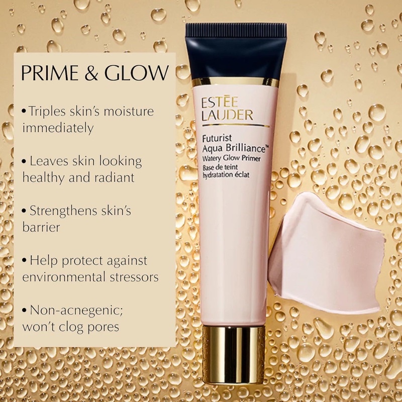 Kem lót Estee Lauder Futurist Aqua Brilliance Watery Glow Primer