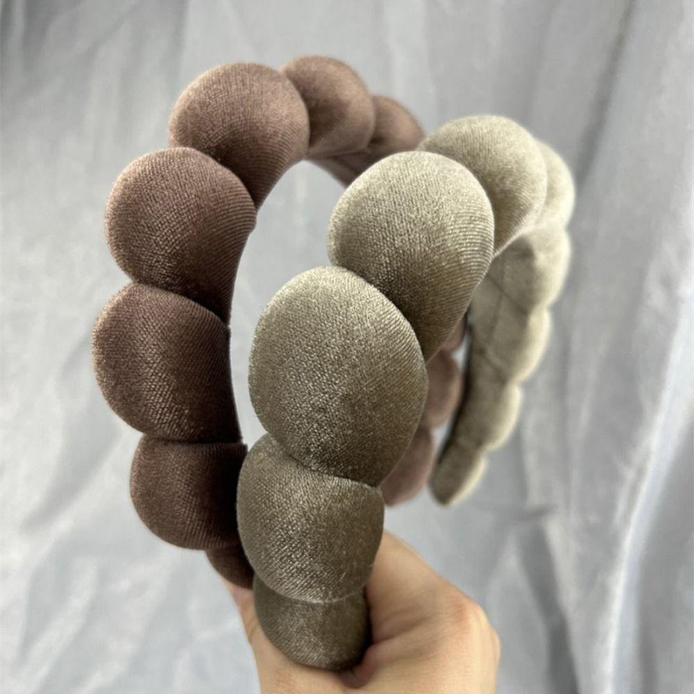 TWINKLE Băng Đô Vải Nhung Bện Phong Cách Vintage Thời Trang Cho Nữ