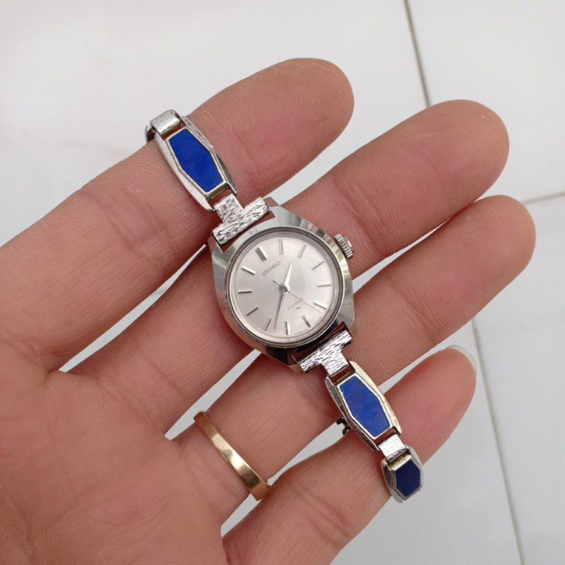 đồng hồ nữ cơ cót tay si nhật hiệu SEIKO 21 jewels độ mới 85%