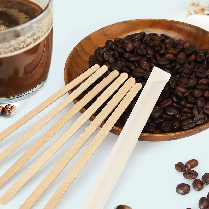 Sét 200 que gỗ khuấy cà phê dùng một lần
