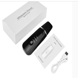 Máy cà da chết, sủi da và tẩy tế bào chết cao cấp Ultrasonic Shovel 3in1 dùng cho cá nhân và spa, thẩm mỹ viện