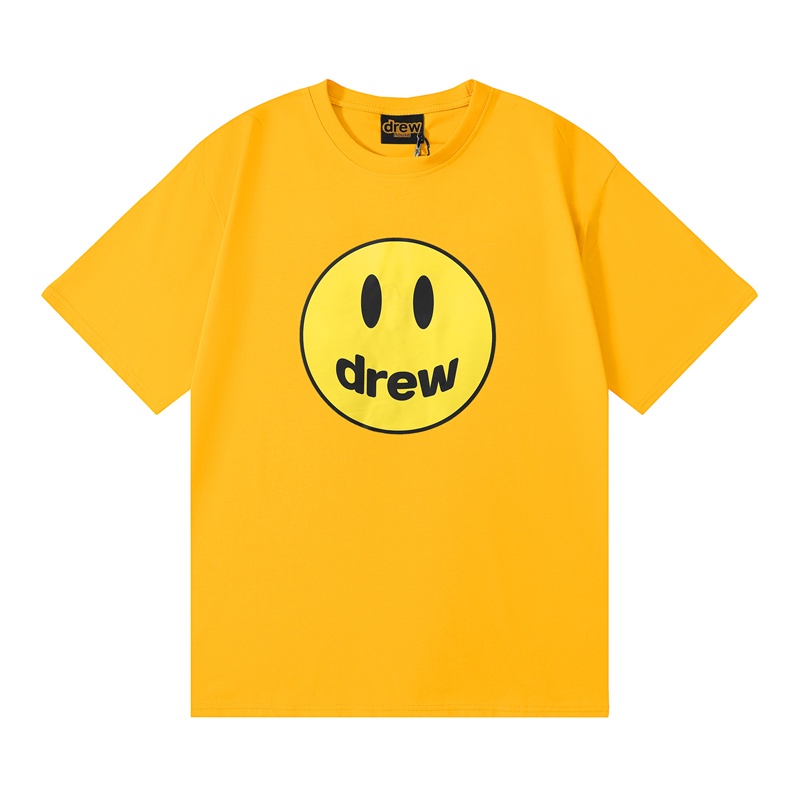 Áo Thun Tay Ngắn Dáng Rộng In Hình Mặt Cười Đơn Giản Thoải Mái Hợp Thời Trang