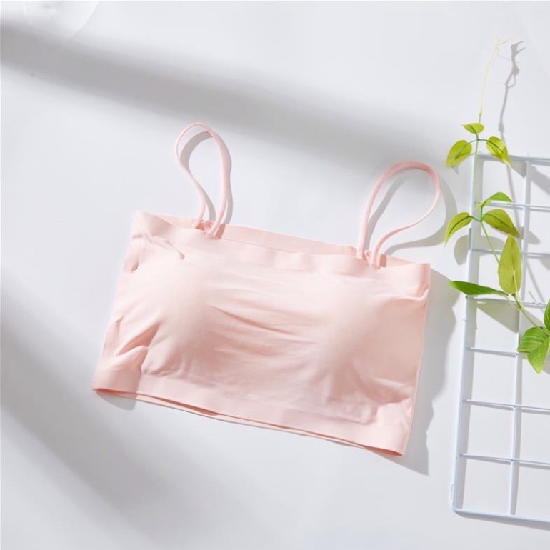 Áo Ống Su Bra Nâng Ngực SAM SAM 2 Dây Free Size Từ 30-48kg Có Mút Tháo Rời