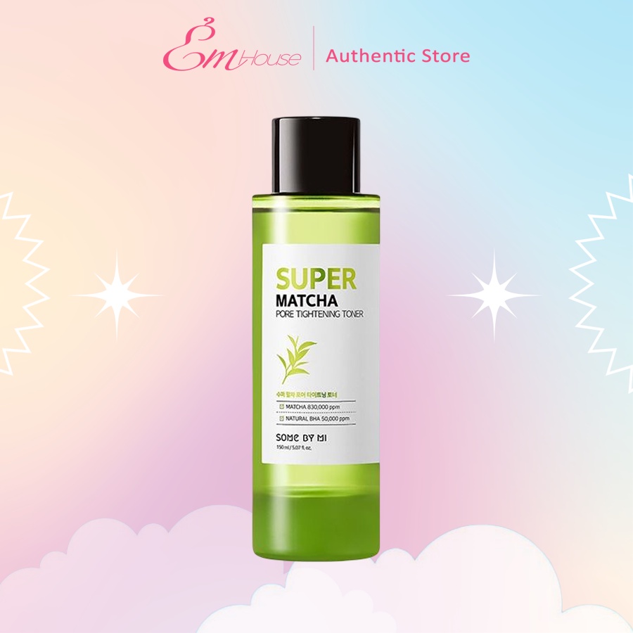 SOME BY MI Nước Hoa Hồng Sáng Da Se Khít Lỗ Chân Lông Super Matcha Pore Tightening Toner 150ml