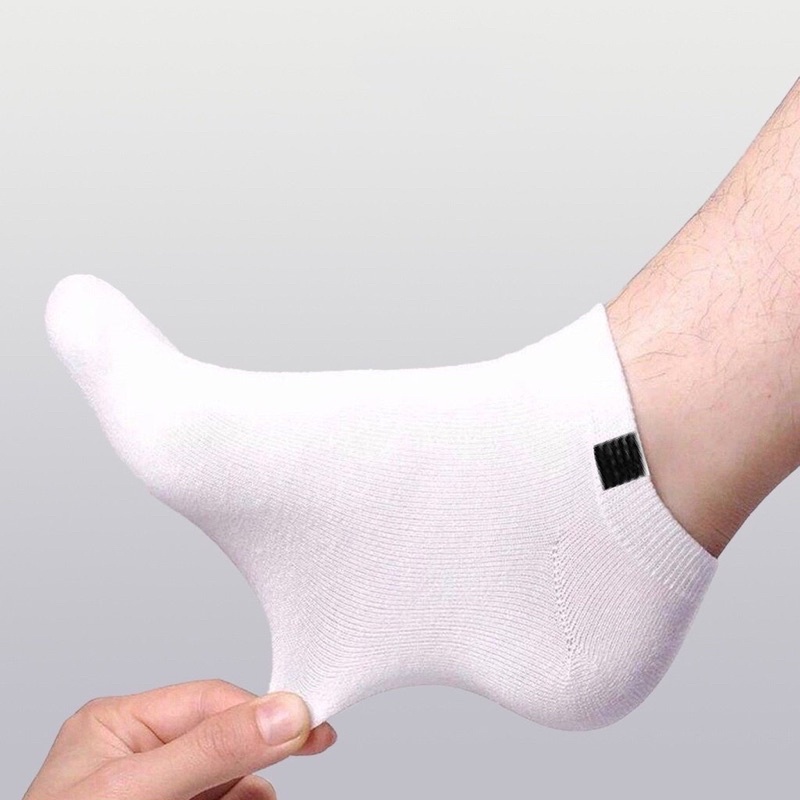 Tất ngắn nam Vớ thấp cổ 4 màu trơn chống hôi chân