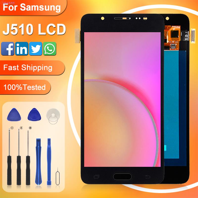 catteny amoled is Samsung galaxy Samsung galaxy j510 LCD j5 2016 display and touch panel j510f encoder j510fn j510m j510y display