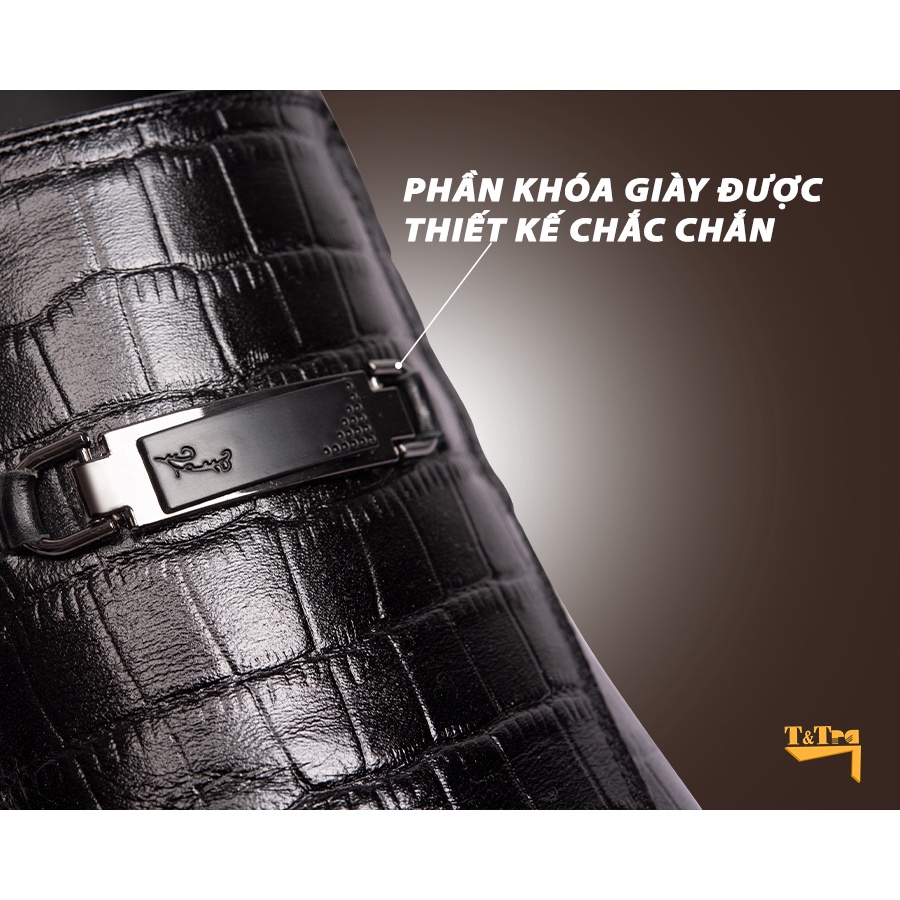 [ 8CM ] Giày Độn Nam T&amp;TRA S1024D