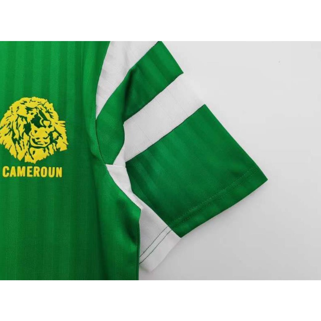 Áo Bóng Đá Đội Tuyển Cameroon 1990 Phong Cách retro