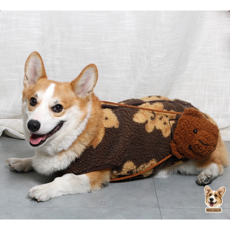 Áo Cho Chó To - Áo Thu Đông Cho Corgi, Samoyed, Golden chất lông cừu