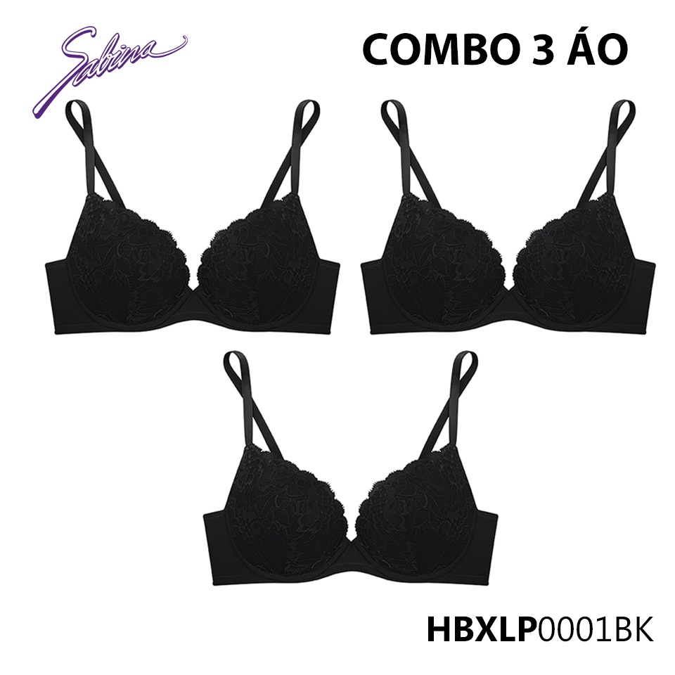 Combo 3 Áo Lót Mút Mỏng Vừa Phối Ren Habpy Lady By Sabina HBXLP0001