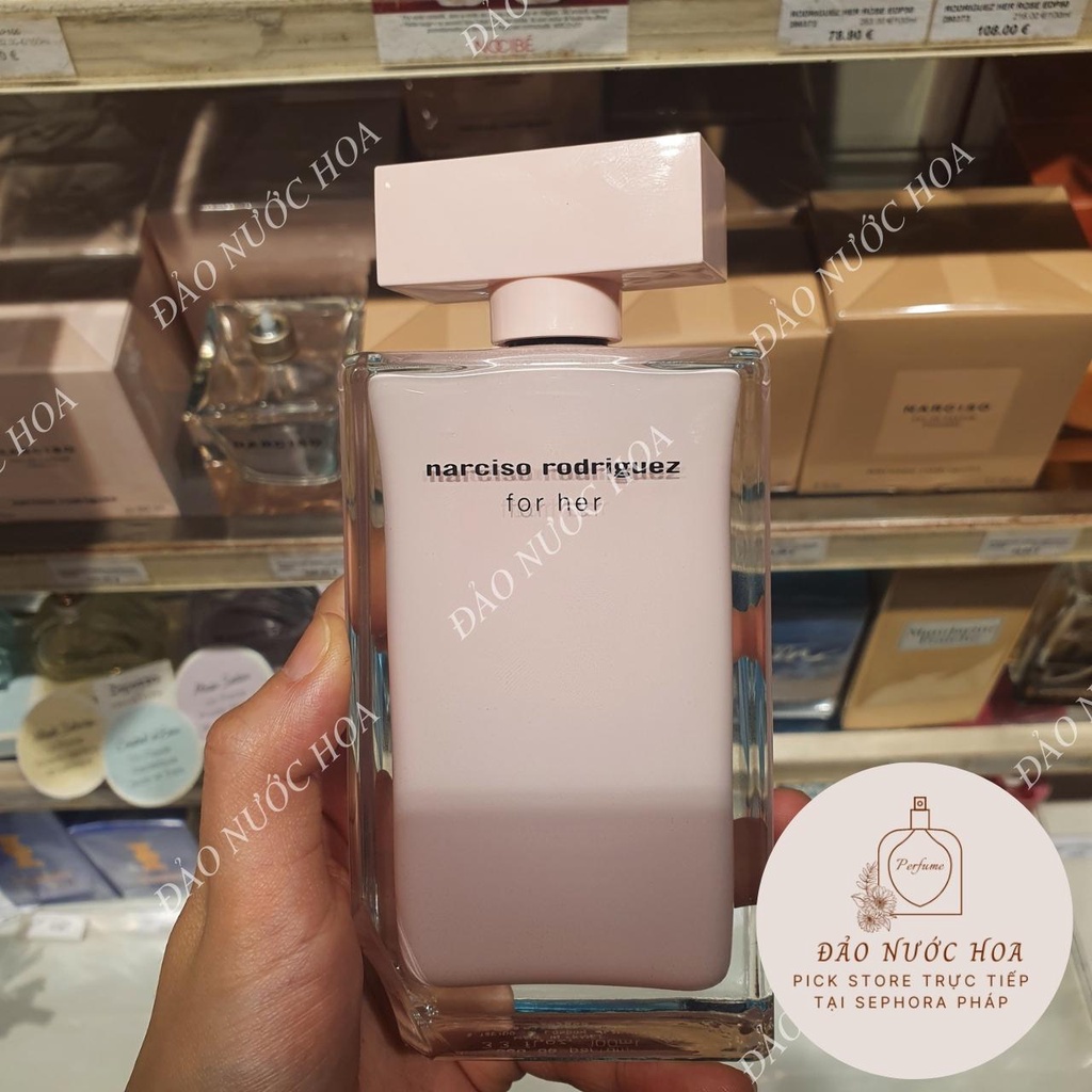 Nước hoa chiết narciso hồng nhạt 10ml hàng xịn mùi hương phấn hoa hồng đảo nước hoa - A10