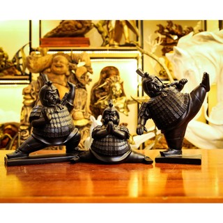 Bộ chú lính canh ngộ nghĩnh để bàn decor để bàn, kệ tủ TV, phòng ngủ, phòng khách đẹp