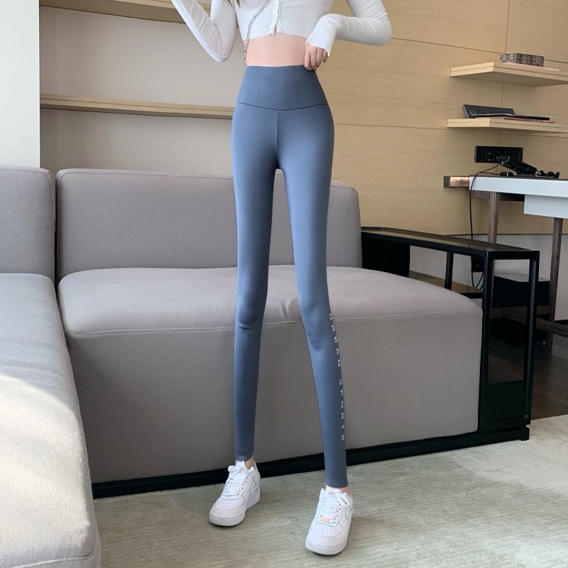 Quần Legging Lưng Cao Dáng Ôm Thời Trang Thu Đông Cho Nữ