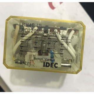 Relay role trung gian idec rh4b - ul 14 chân to 10a 12v 24v 110v 220v