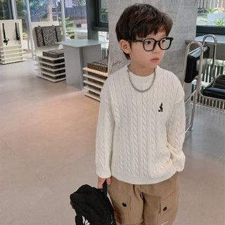 Áo sweater cổ tròn dáng rộng thoải mái thời trang cho bé trai 3-15 tuổi 110 - ảnh sản phẩm 2