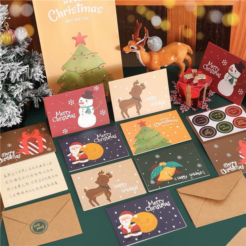 Thiệp chúc Giáng Sinh Merry Chirstmas Noel Ấm Áp