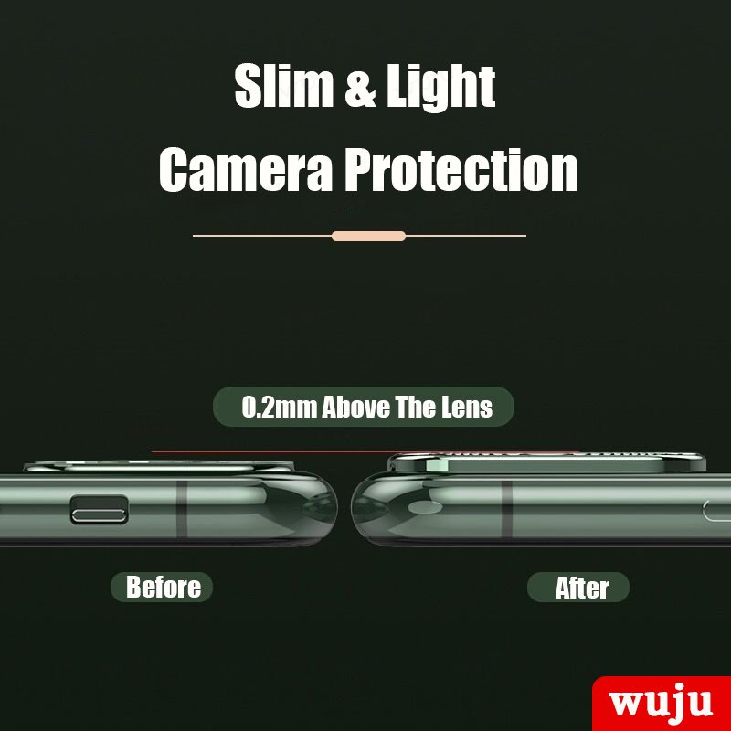 Khung Kim Loại Bảo Vệ Ống Kính Camera Chống Trầy Xước Cho iPhone 11 12 13 14 Pro Max XS Max XR X 14 Plus