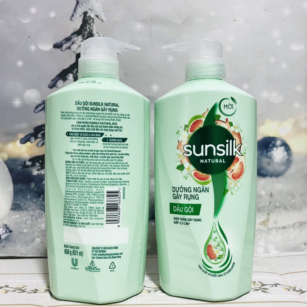 Dầu gội SUNSILK 650g