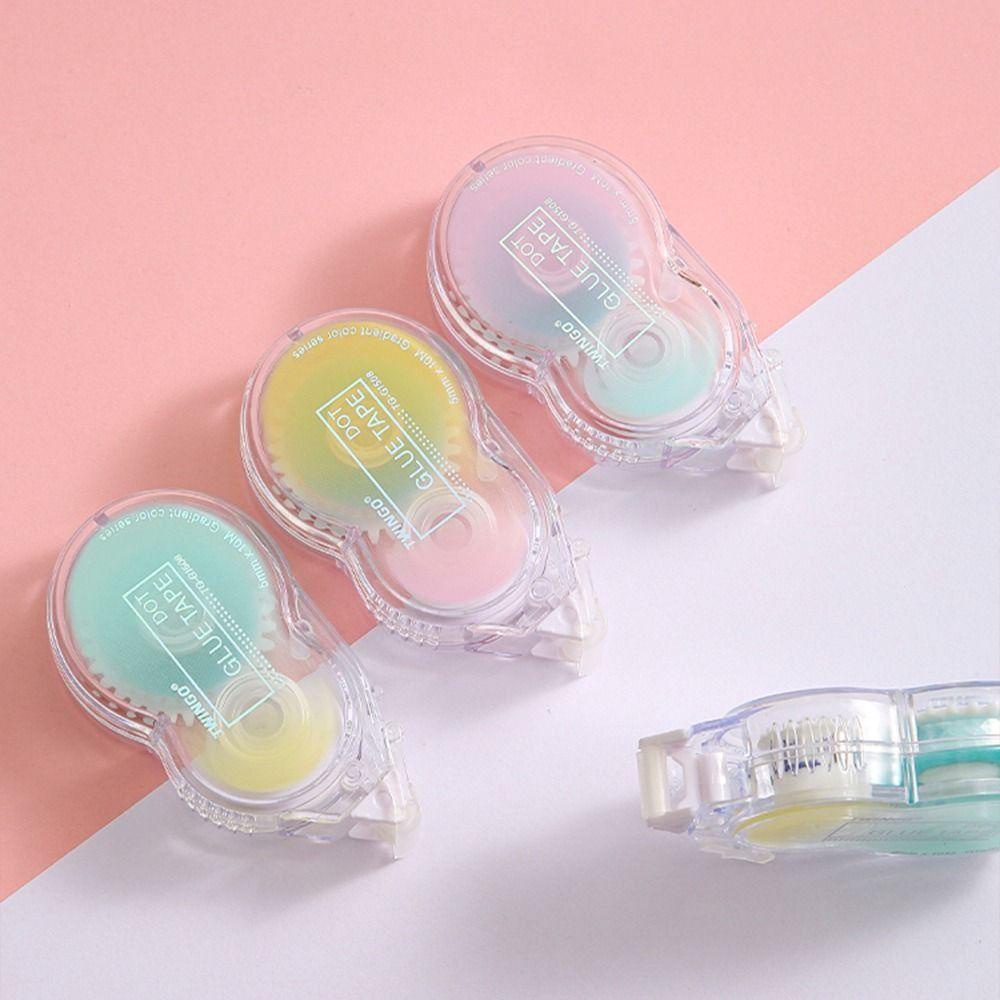 Cuộn Băng Keo Hai Mặt 5mmx10m Màu Gradient Dùng Trang Trí Sổ Tay / Nhật Ký DIY