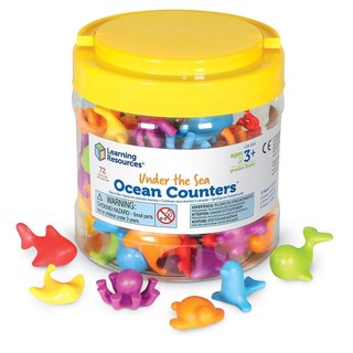  Bộ đồ chơi tập đếm Under the Sea Ocean Counters 72 chi tiết Learning Resources